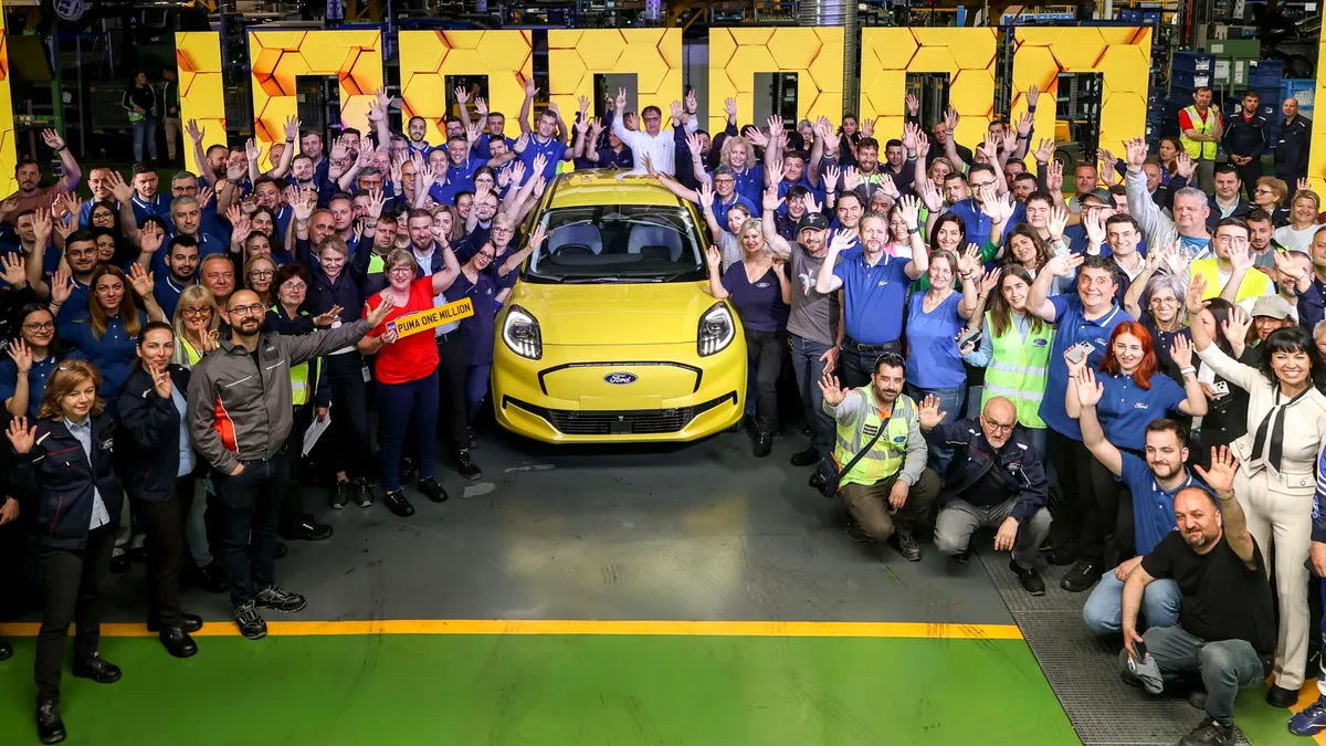 Ford Otosan a produs Puma cu numărul un milion. Modelul aniversar, un Puma Gen-E destinat Marii Britanii