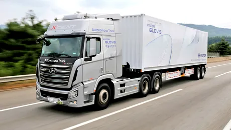 Hyundai a încheiat cu succes primul test cu un camion autonom