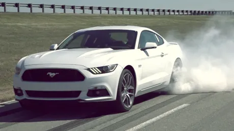 VIDEO: Ford îţi arată cât de uşor poţi să faci burnout-uri cu noul Mustang