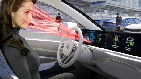 Funcție nouă pentru mașini: a fost prezentat ecranul pentru identificarea biometrică a șoferului