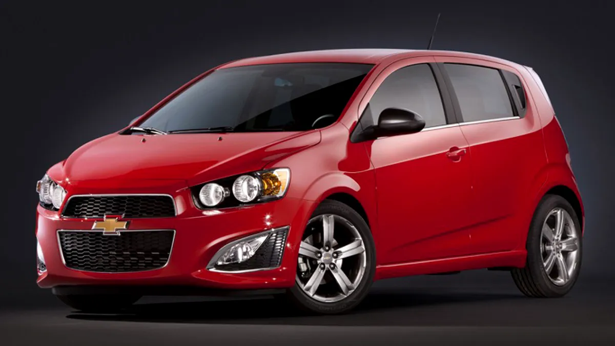 Hot-hatch în gama Aveo? Chevrolet Sonic RS, prezentat oficial