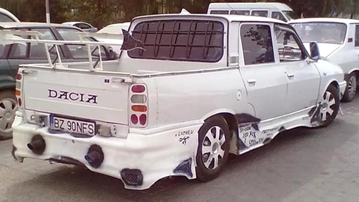 OMFG: tuning dement pe Dacia Pick-up făcut de un fan NFS şi Fast and Furious!