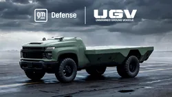 Divizia de apărare a General Motors a transformat un Chevrolet Silverado într-un camion logistic autonom