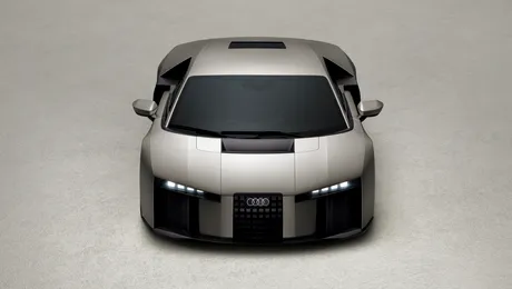 Primul prototip de Audi Nuvolari a fost construit în doar 405 zile, în ciuda complexității configurației hibride