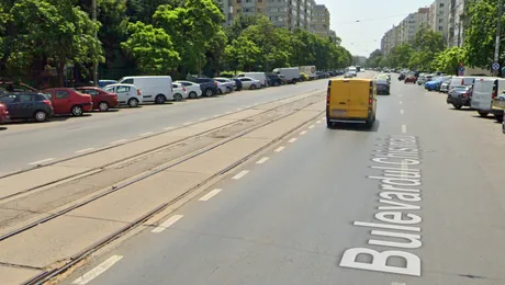 Șinele de tramvai din estul Bucureștiului, recent modernizate, vor servi pe post de bandă de autobuz