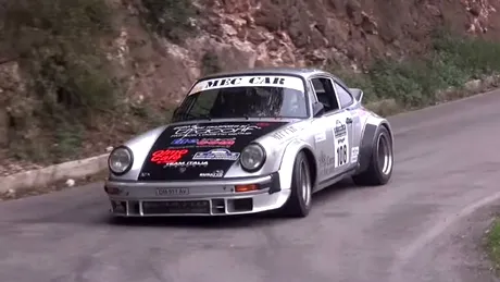 Am putea să ne uităm la aceste Porsche-uri de raliuri toată ziua. VIDEO