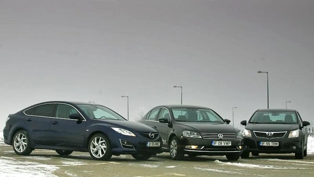 EP. II: VW Passat vs. Mazda6 şi Toyota Avensis