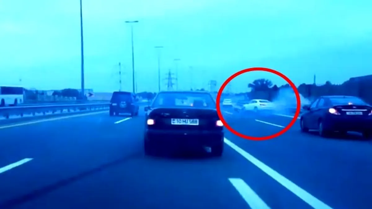 VIDEO: din nou, un exemplu de neatenţie şi viteză excesivă cu urmări nefaste