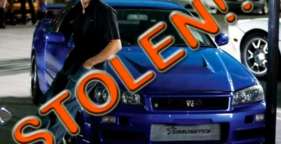 S-a furat Nissan-ul R34 din „Fast and Furious”!