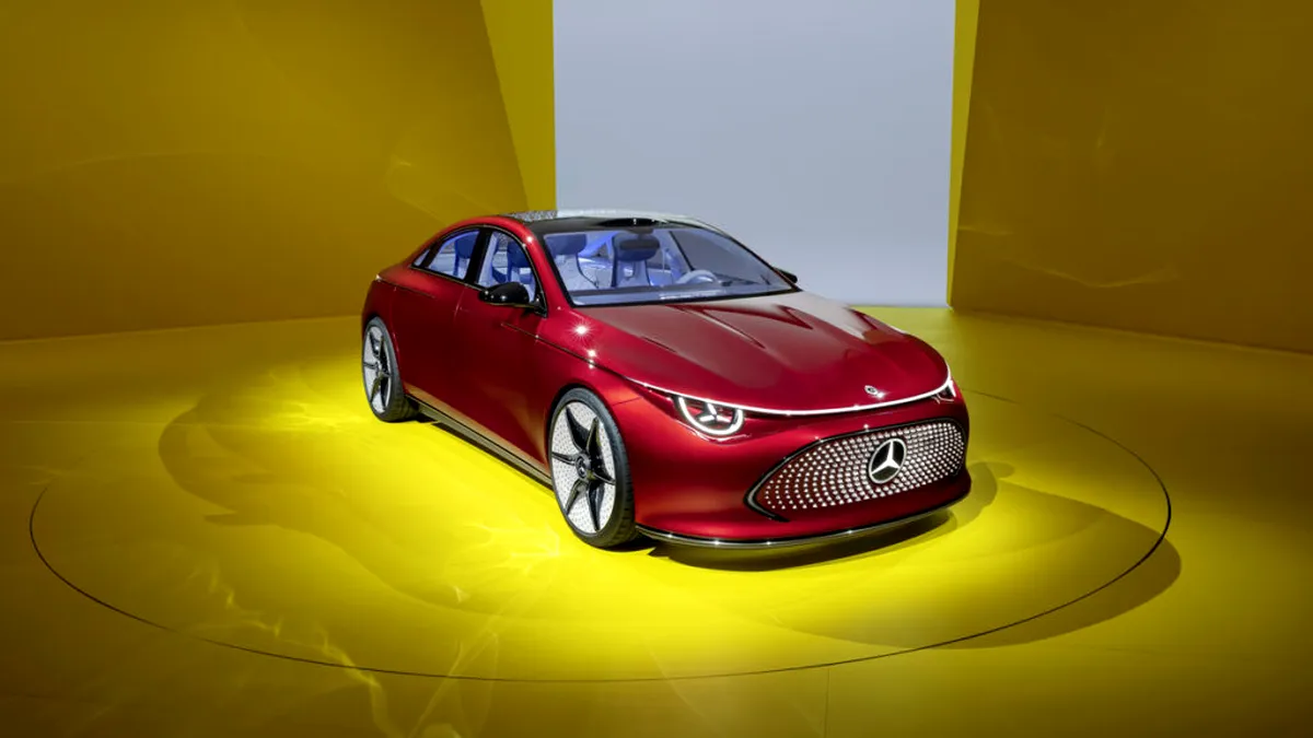 Noul Mercedes-Benz CLA-Class Concept anunță viitorul electric al sedanului german și promite autonomie de 750 KM - GALERIE FOTO