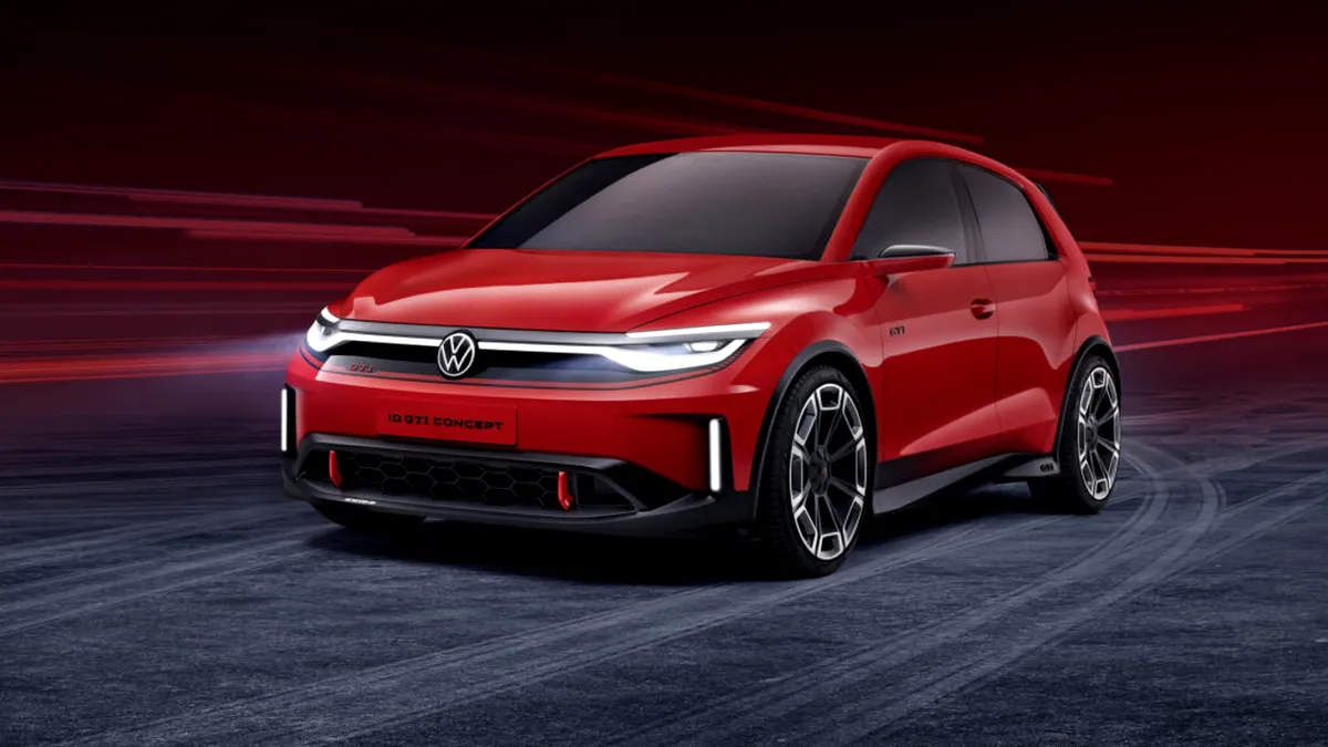 Volkswagen ID. GTI: conceptul electric înglobează ADN-ul compactelor sportive din trecut - GALERIE FOTO