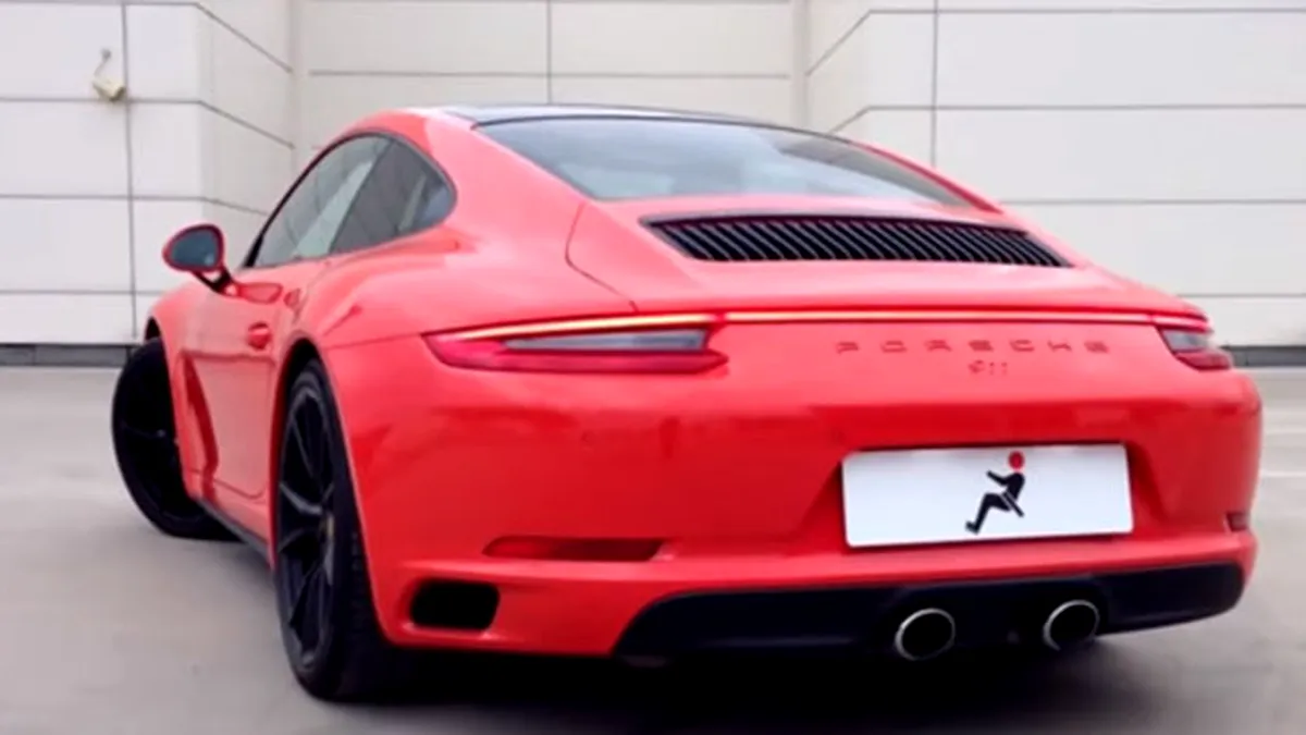 Test de viteză cu un Porsche 911 Carrera în România - VIDEO 