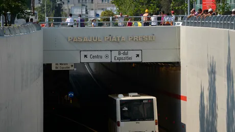Pasajul de la Piața Presei din București se închide pentru participanții la trafic, din cauza lucrărilor la Magistrala 6 de metrou