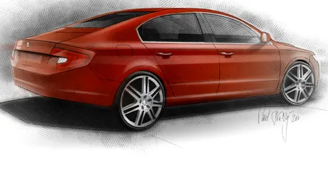 Propunere de design: Skoda Superb Fastback