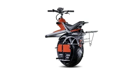 Motocicleta viitorului este electrică şi... cu o singură roată: Ryno Monocycle