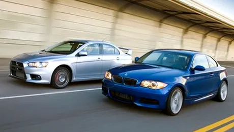 Mitsubishi Lancer EVO X vs. BMW 135i Coupe