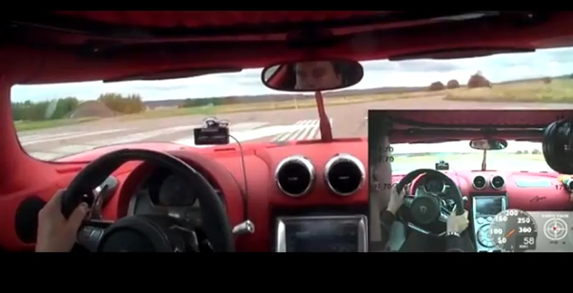 6 noi recorduri pentru Koenigsegg Agera R: 0-320 km/h în doar 17,68 s!