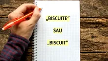 Care este forma corectă: „biscuite” sau „biscuit”?