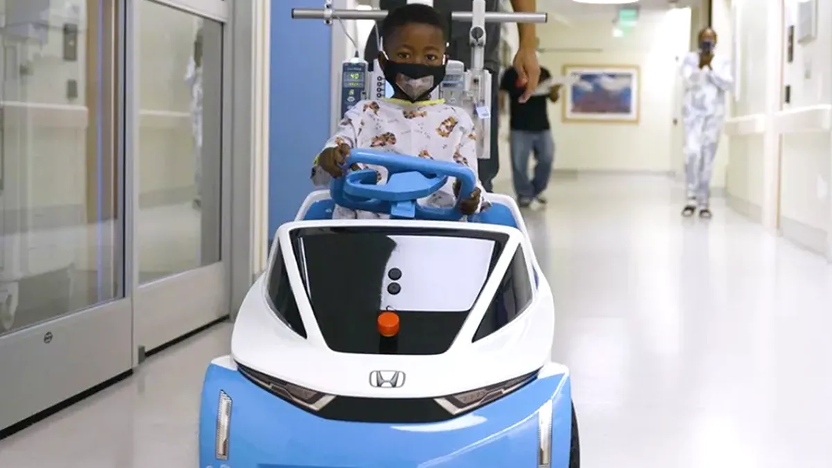 VIDEO. Honda a construit un model electric pentru copiii bolnavi din spitale