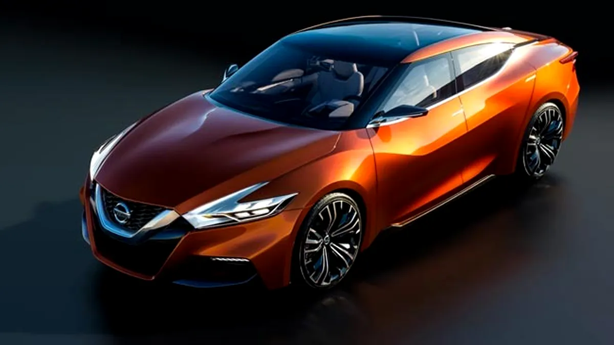 La Detroit 2014, conceptul Nissan Sport Sedan prefigurează noua Maxima