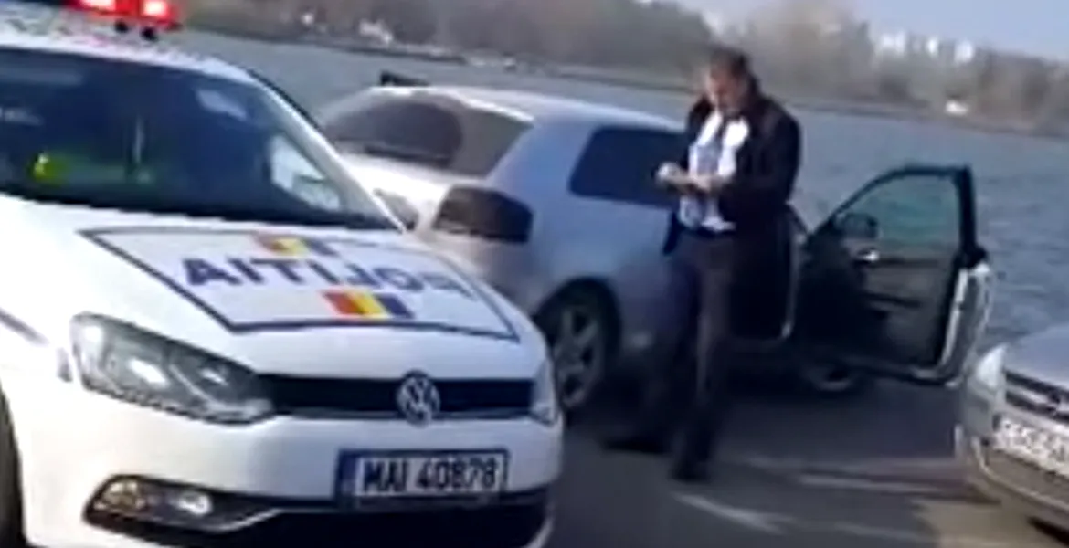 O tânără care se afla în timpul examenului auto a primit un traseu de neuitat: urmărire ca-n filme – VIDEO