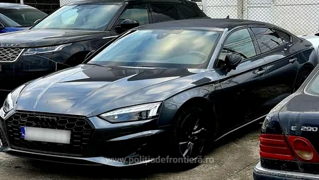 Video / Două mașini căutate de autorități, oprite la granița română. Valoarea totală depășește 230.000 de lei