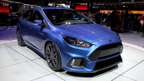 La Geneva, noul Ford Focus RS a fost îngrădit ca să nu o ia la fugă