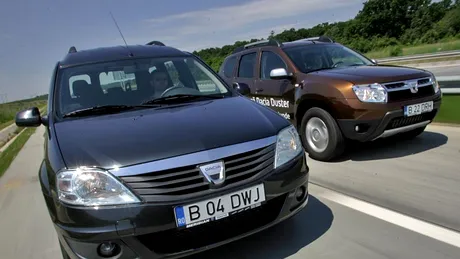Rivalitate Dacia: Duster dCi 4x2 vs. Logan MCV dCi