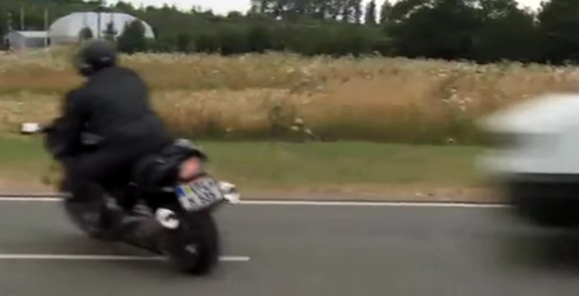 Motocicleta imposibil de buşit [VIDEO]