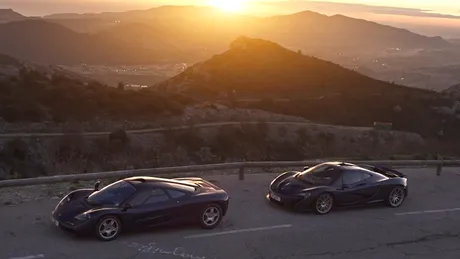 VIDEO: McLaren P1 versus predecesorul său, McLaren F1