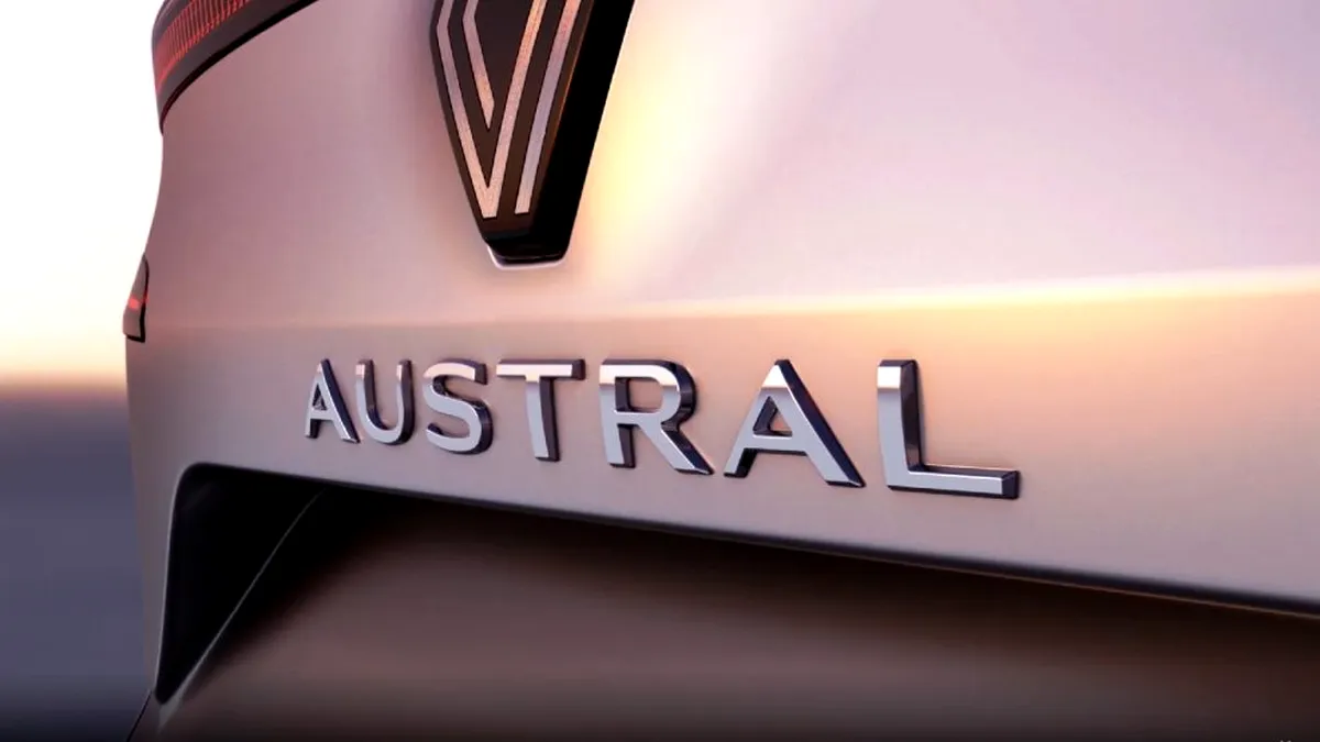 Renault a publicat un ultim teaser cu viitorul SUV Austral înaintea debutului din 8 martie