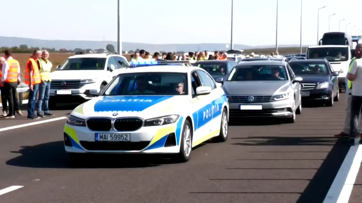 Video - Circulația a fost deschisă pe încă 47,10 kilometri din Autostrada Moldovei A7, între Adjud și Bacău