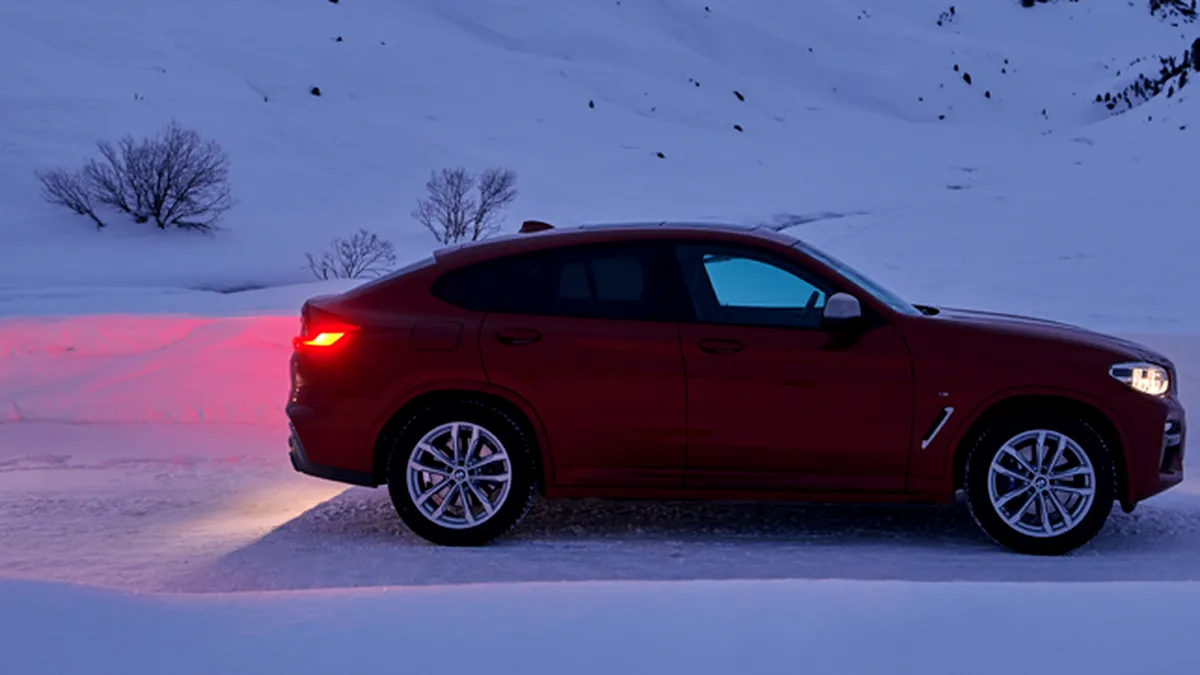 BMW X4 se pregăteşte de Geneva în condiţii meteo extreme