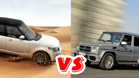 Comparativ video între noul Range Rover şi Mercedes-Benz G63 AMG
