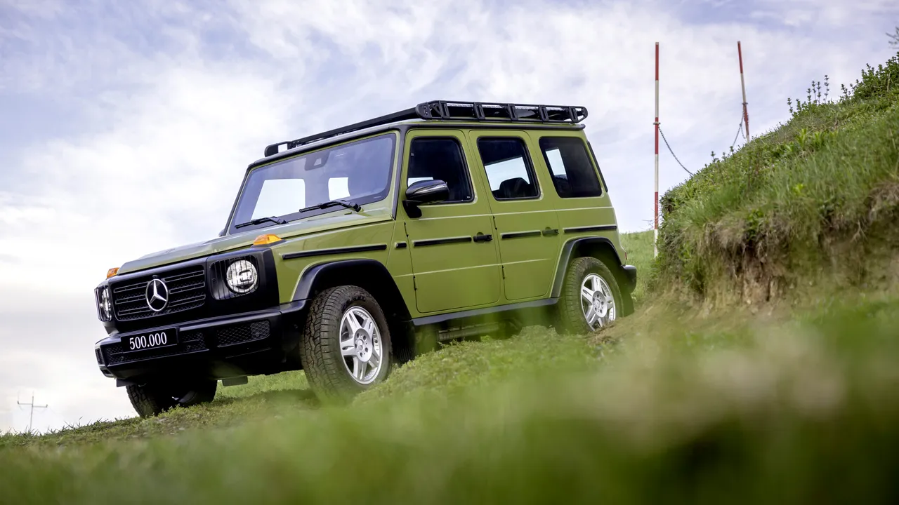 500.000. Mercedes-Benz G-Klasse Produktionsjubiläum für eine Marken-IkoneThe 500000th Mercedes-Benz G-Class The production anniversary of a brand icon 
