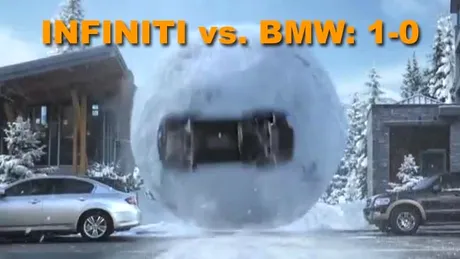 Cum se răzbună Infiniti pe BMW... în reclame