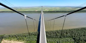 Trafic deviat la Podul suspendat de la Brăila. Restricțiile intră în vigoare pe 20 septembrie
