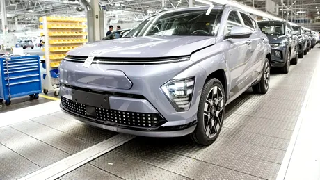 Versiunea electrică a noului Hyundai Kona intră în producția de serie la fabrica din Cehia