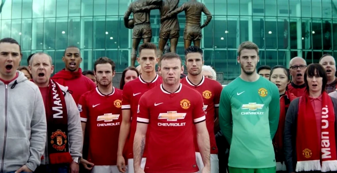 Chevrolet prezintă, cu cântare, noile echipamente Manchester United