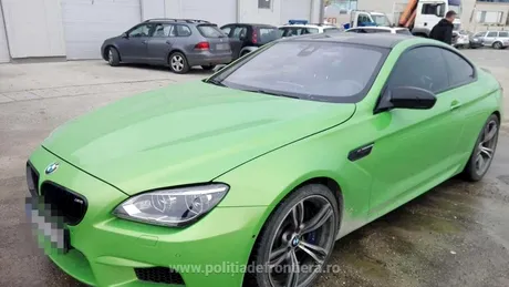 BMW M6, căutat de autoritățile din Norvegia, descoperit de polițiștii constănțeni