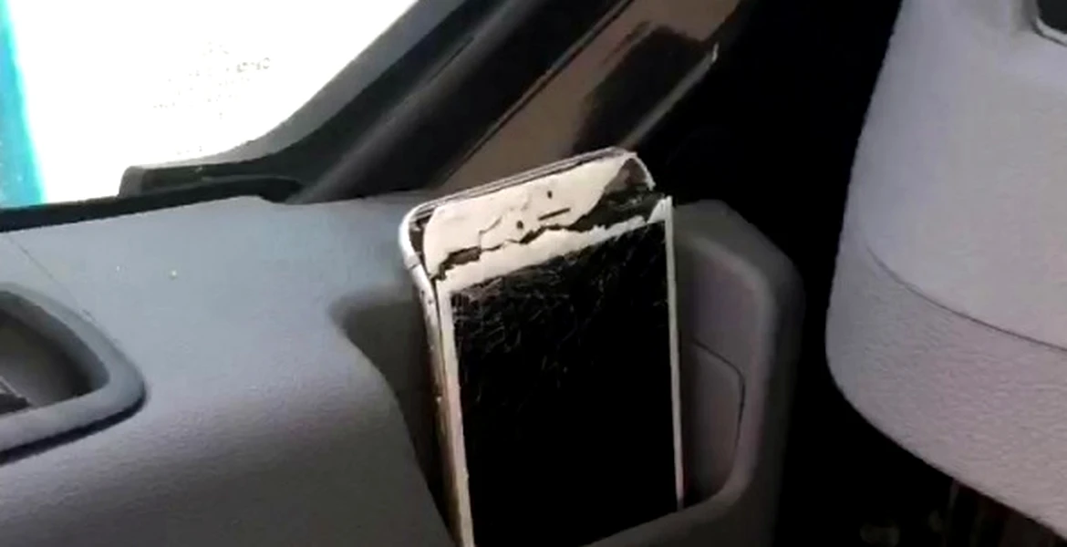 Ford Transit vs. iPhone 6, sau unde să nu-ţi pui telefonul într-un Transit [VIDEO]