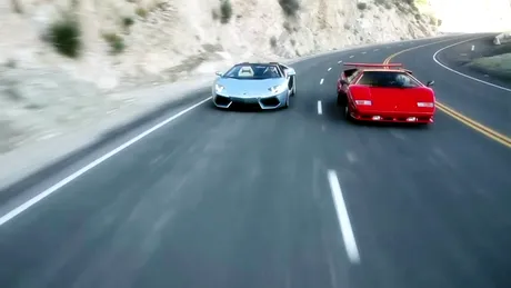 Fantezie Lamborghini: Countach vs. Aventador, analogic vs. digital