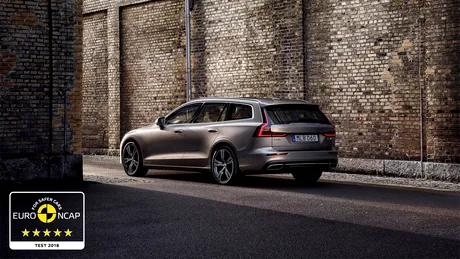 S60 şi V60 continuă linia de rezultate bune la testele Euro NCAP pentru gama Volvo