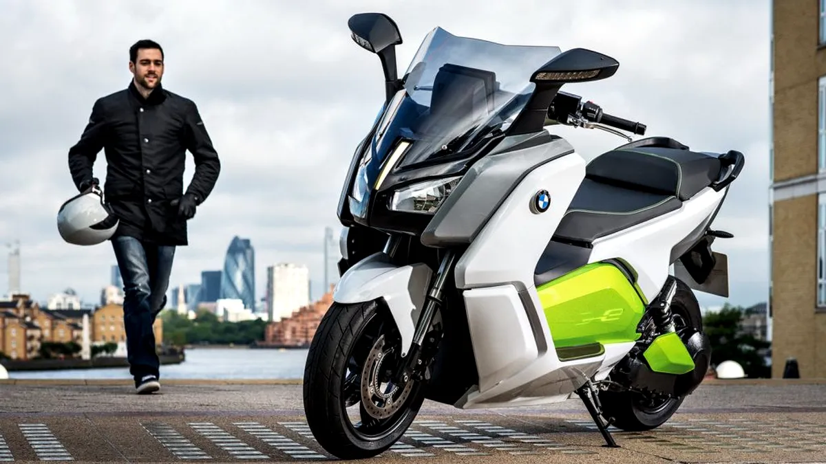 Noul scuter electric C Evolution prezentat de BMW la Londra