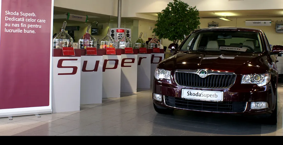 Skoda Superb – expusă la Băneasa Shopping Center