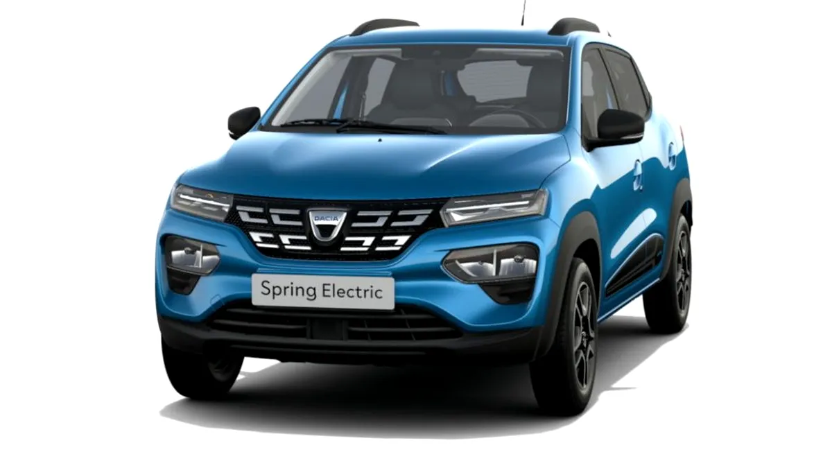 Dacia Spring, lider în 2021 la vânzările de mașini electrice