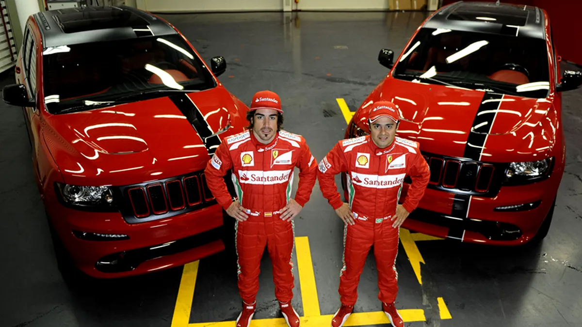 Fernando Alonso şi Felipe Massa au primit câte un Jeep Grand Cherokee SRT8