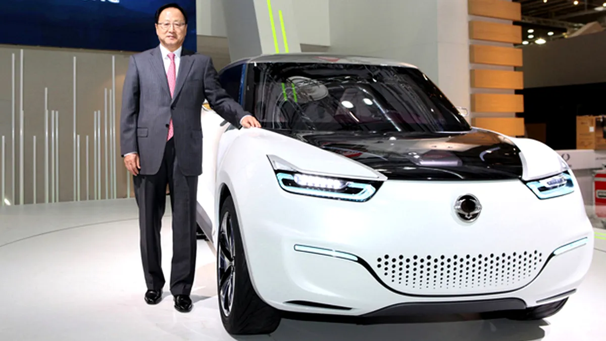 Conceptul SsangYong e-XIV, prezentat la Paris