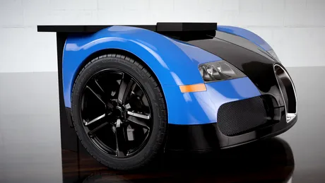 Cineva a făcut un birou cu faţă de Bugatti Veyron, pe care oricine îl poate cumpăra