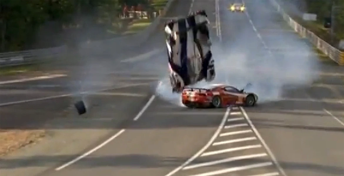 Cele mai spectaculoase accidente de la Le Mans 2012